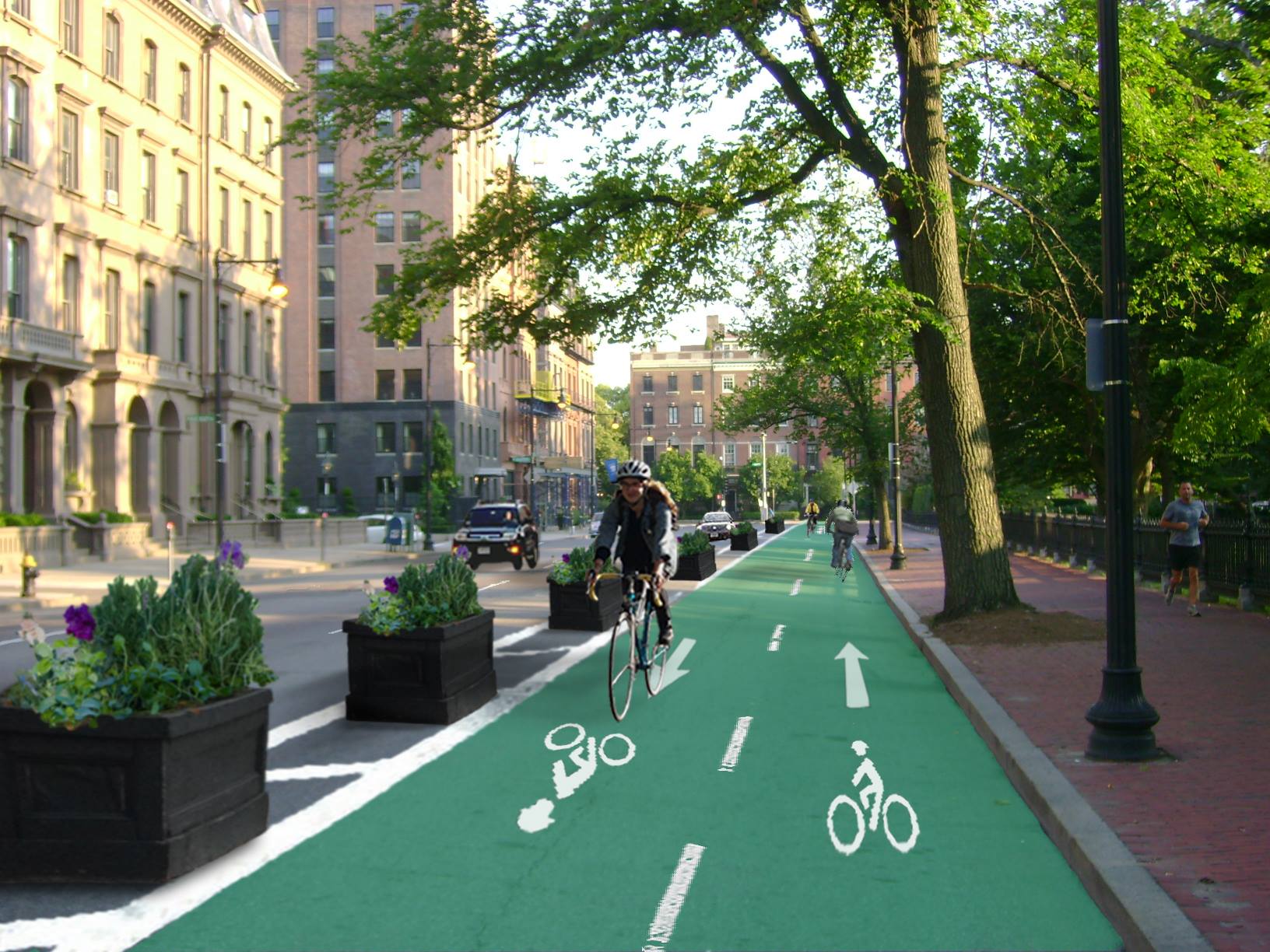 Boston+Boasts+New+Bike+Lane+Network