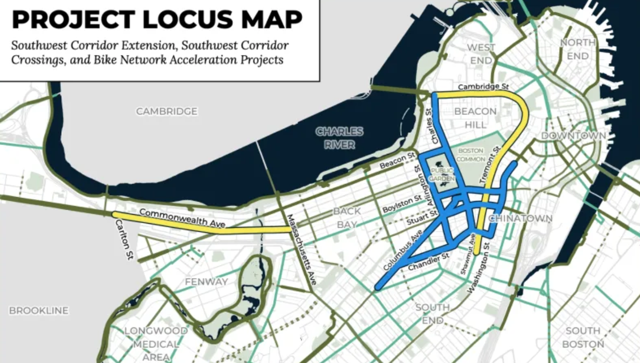 A chance to complete a backbone in Boston’s bike network Boston