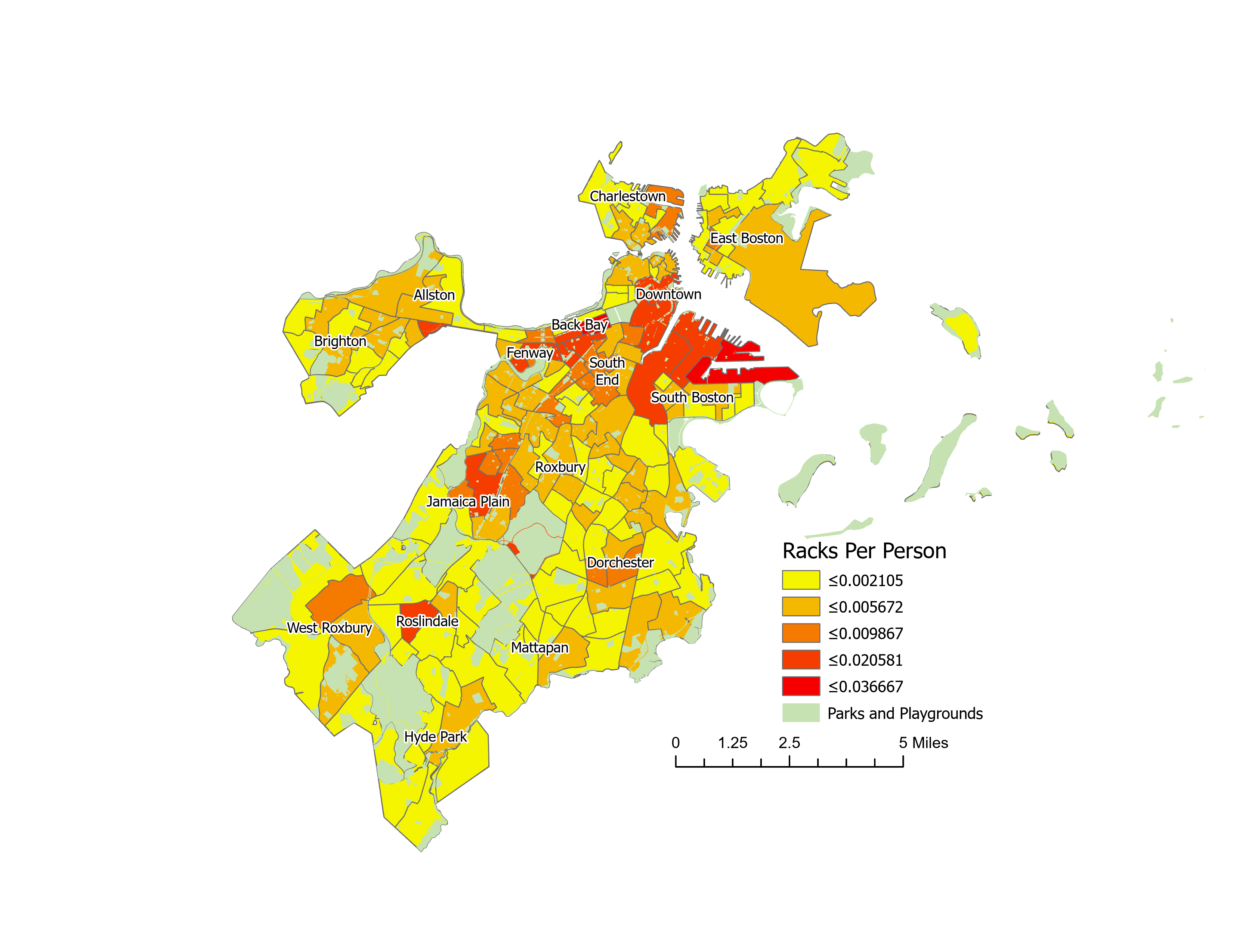 2023 : Map of Free Parking in Boston - SpotAngels