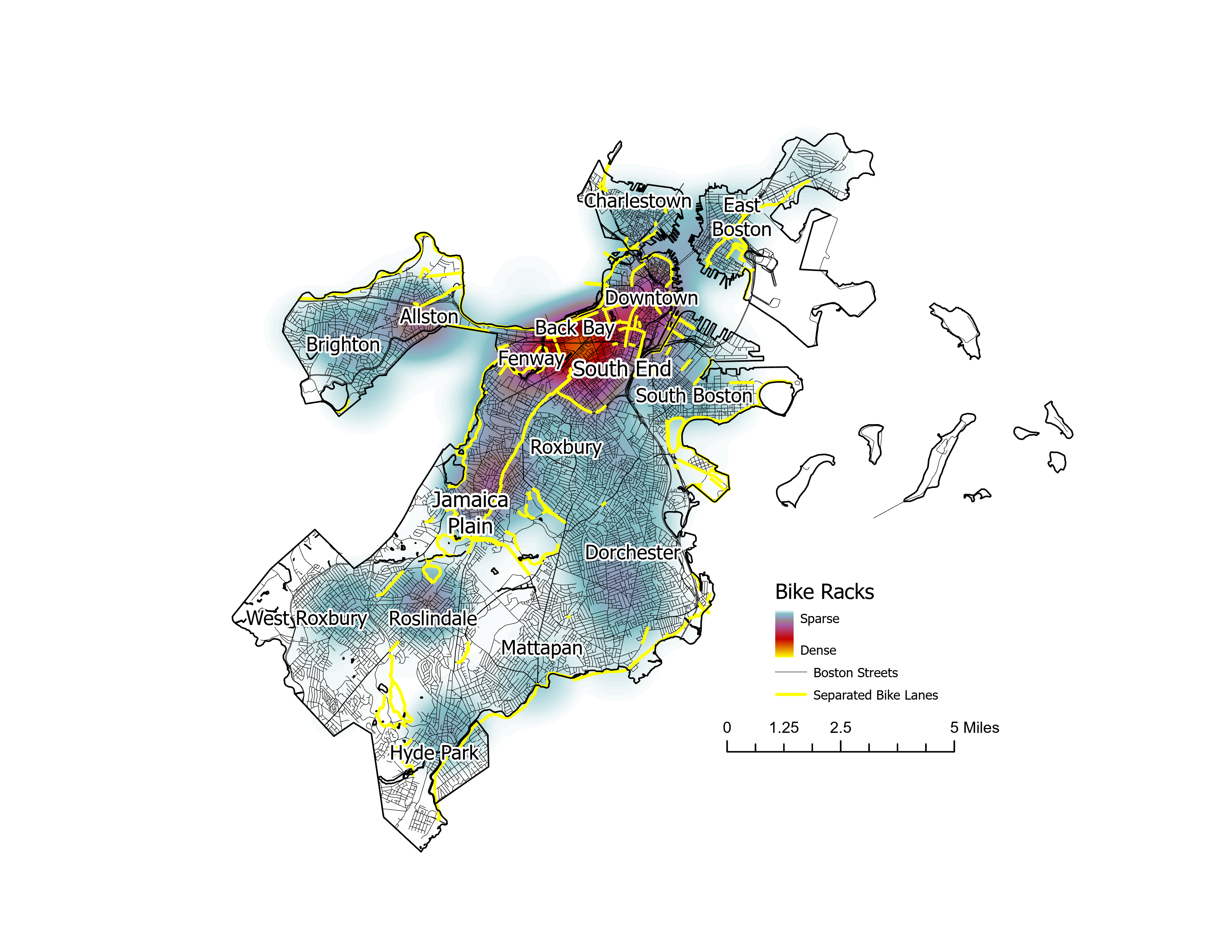 2023 : Map of Free Parking in Boston - SpotAngels